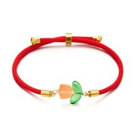 Estilo Simple Flor Resina Poliéster Trenza Mujeres Pulsera sku image 10