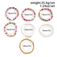 Style Simple Lettre Argile Molle Femmes Bracelets main image 4