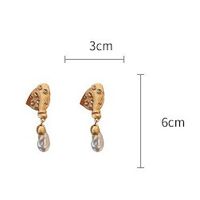 1 Pair IG Style Elegant Geometric Alloy Rhinestones Drop Earrings main image 2
