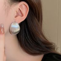 1 Pair Basic Geometric Plating Copper Ear Studs main image 4