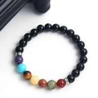 Simple Style Commute Round 304 Stainless Steel Natural Stone Beaded Unisex Bracelets main image 6