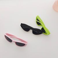 Y2K Solid Color Pc Resin Avaitor Full Frame Kids Sunglasses main image 4