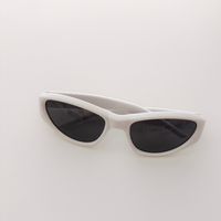 Y2K Solid Color Pc Resin Avaitor Full Frame Kids Sunglasses sku image 1