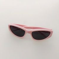 Y2K Solid Color Pc Resin Avaitor Full Frame Kids Sunglasses sku image 3