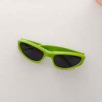 Y2K Solid Color Pc Resin Avaitor Full Frame Kids Sunglasses sku image 4
