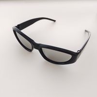 Y2K Solid Color Pc Resin Avaitor Full Frame Kids Sunglasses sku image 6