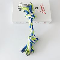 Wholesale Simple Large Double Knot Molar Woven Cotton Rope Pet Toy Nihaojewelry sku image 12