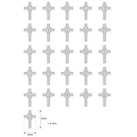 Lässig Einfacher Stil Kreuzen Buchstabe Edelstahl 304 Titan Stahl Unisex Halskette Mit Anhänger main image 3