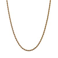 Casual Simple Style Solid Color Stainless Steel 18k Gold Plated Necklace sku image 14