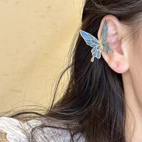 1 Piece Retro Sweet Butterfly Plating Alloy Ear Cuffs main image 3