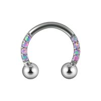 2 Pieces Nose Rings & Studs Lady U Shape Stainless Steel Polishing Nose Ring main image 2