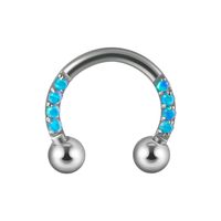 2 Pieces Nose Rings & Studs Lady U Shape Stainless Steel Polishing Nose Ring sku image 3
