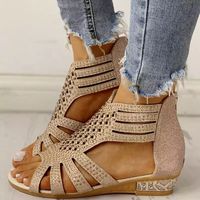 Women's Preppy Style Solid Color Round Toe Fashion Sandals main image 6