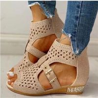 Women's Preppy Style Solid Color Round Toe Fashion Sandals main image 5