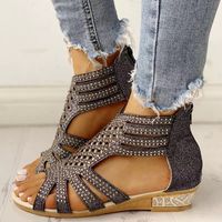Women's Preppy Style Solid Color Round Toe Fashion Sandals main image 4
