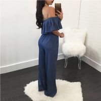Women's Daily Street Casual Solid Color Full Length Jumpsuits main image 4