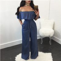 Women's Daily Street Casual Solid Color Full Length Jumpsuits main image 1