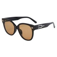 Streetwear Solid Color Ac Round Frame Full Frame Women's Sunglasses sku image 6