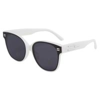 Streetwear Solid Color Ac Round Frame Full Frame Women's Sunglasses main image 4