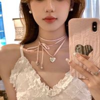 Simple Style Classic Style Heart Shape Alloy Women's Necklace main image 5