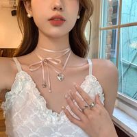 Simple Style Classic Style Heart Shape Alloy Women's Necklace main image 1