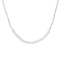 Einfacher Stil Klassischer Stil Einfarbig Sterling Silber Perlen Frau Ringe Armbänder Halskette main image 5