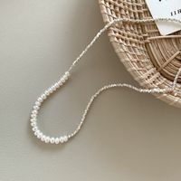 Einfacher Stil Klassischer Stil Einfarbig Sterling Silber Perlen Frau Ringe Armbänder Halskette sku image 4