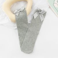 Girl'S Cute Bow Knot Cotton Crew Socks 1 Set sku image 4