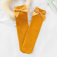 Girl'S Cute Bow Knot Cotton Crew Socks 1 Set sku image 10