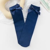 Girl'S Cute Bow Knot Cotton Crew Socks 1 Set sku image 9