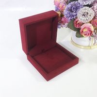 Classical Solid Color Flannel Jewelry Boxes sku image 3