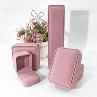 Elegant Solid Color Flannel Jewelry Boxes main image 4
