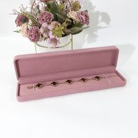 Elegant Solid Color Flannel Jewelry Boxes sku image 5