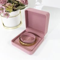 Elegant Solid Color Flannel Jewelry Boxes sku image 4
