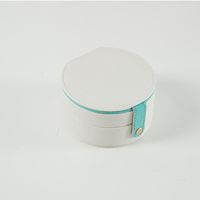 Casual Solid Color Pu Leather Jewelry Boxes sku image 1