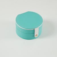 Casual Solid Color Pu Leather Jewelry Boxes sku image 4