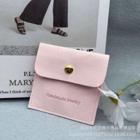 Vintage Style Solid Color Flannel Jewelry Packaging Bags main image 4