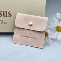 Vintage Style Solid Color Flannel Jewelry Packaging Bags sku image 5
