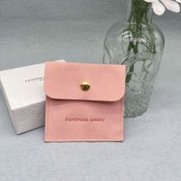 Vintage Style Solid Color Flannel Jewelry Packaging Bags sku image 7