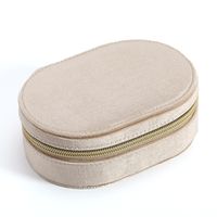 Classical Solid Color Flannel Jewelry Boxes sku image 1