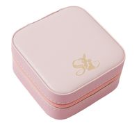Elegant Solid Color Pu Leather Jewelry Boxes main image 2