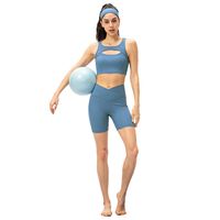 Sport Einfarbig Nylon U-Ausschnitt Aktive Tops Weste main image 5