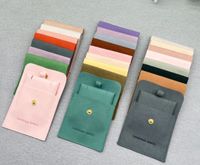 Vintage Style Solid Color Flannel Jewelry Packaging Bags main image 1
