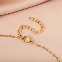 Stainless Steel Simple Style Classic Style U Shape Plating Pendant Necklace main image 8