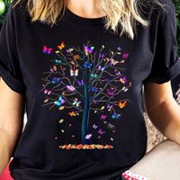 Women's T-shirt Short Sleeve T-Shirts Vacation Solid Color main image 3