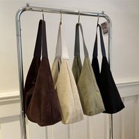 Women's Pu Leather Solid Color Streetwear Zipper Shoulder Bag main image 6