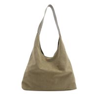 Women's Pu Leather Solid Color Streetwear Zipper Shoulder Bag sku image 3