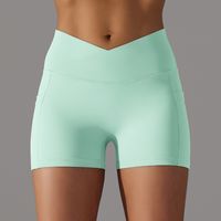 Simple Style Sports Solid Color Nylon Active Bottoms Shorts main image 3