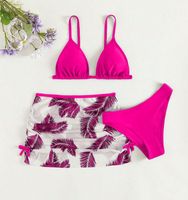 Girl'S Ditsy Floral Split Swimsuit Kids Swimwear sku image 16