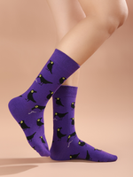 Unisex Einfacher Stil Farbblock Polyester Crew Socken Ein Paar sku image 5